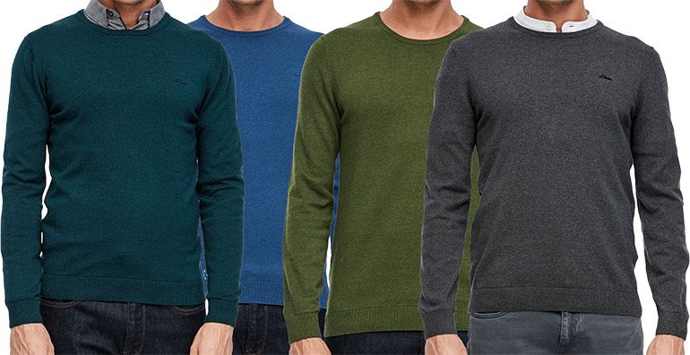 s.Oliver Casual Men noos Pullover mit Logo Stitching für 18,89€ (statt 27€)