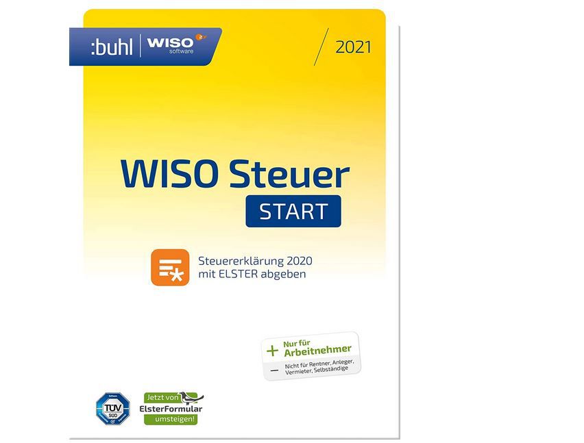 WISO Steuer Start 2021 für das Steuerjahr 2020 für 10,99€ (statt 15€) Download