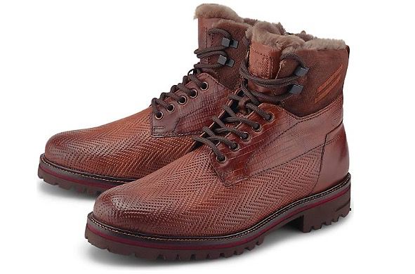 Daniel Hechter Leder Stiefelette Tobiac Light in Braun für 56€ (statt 140€)