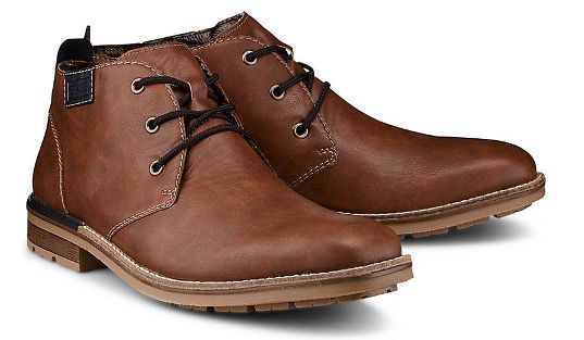 Rieker Schnür Boots HE in Braun für 28,78€ (statt 47€)