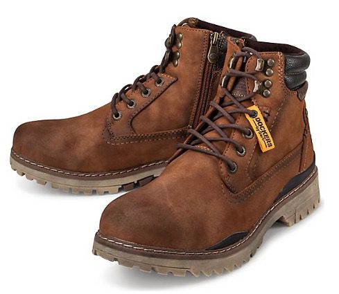 Dockers Winter Schnürstiefelette Leroy in Braun für 27,78€ (statt 58€)