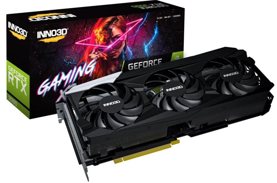 Inno3D GeForce RTX 3090 Grafikkarte mit 24GB für 1.604,63€ (statt 1.750€)