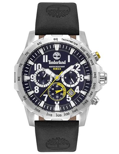 Timberland Westford Herren Analog Armbanduhr mit Leder Armband für 94,99€ (statt 189€)