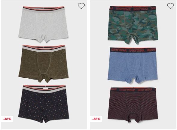 3er Pack Boxershorts ab 5,99€ inkl. Versand