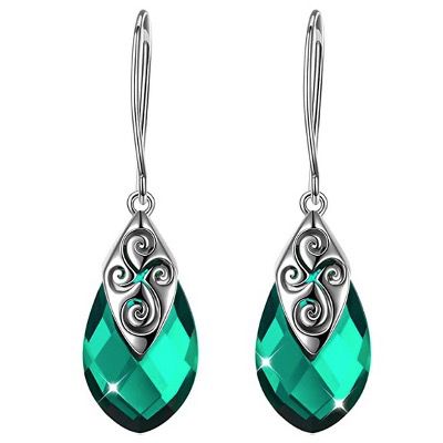 Sellot Ohrringe aus 925er Sterling Silber mit Swarovski Kristallen in Schmuckschatulle für 11,99€ (statt 23€)