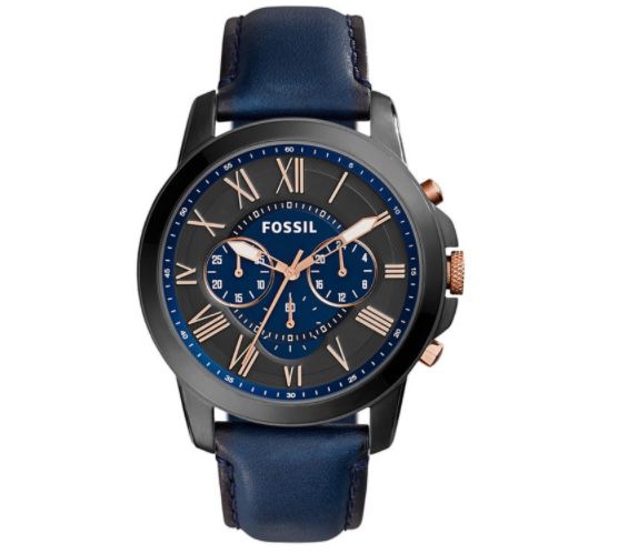 Fossil Grant FS5061IE Chronograph mit Lederarmband für 89€ (statt 110€)