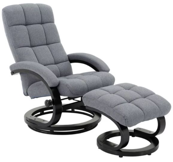 Relaxsessel mit Drehgestell inkl. Hocker für 133,95€