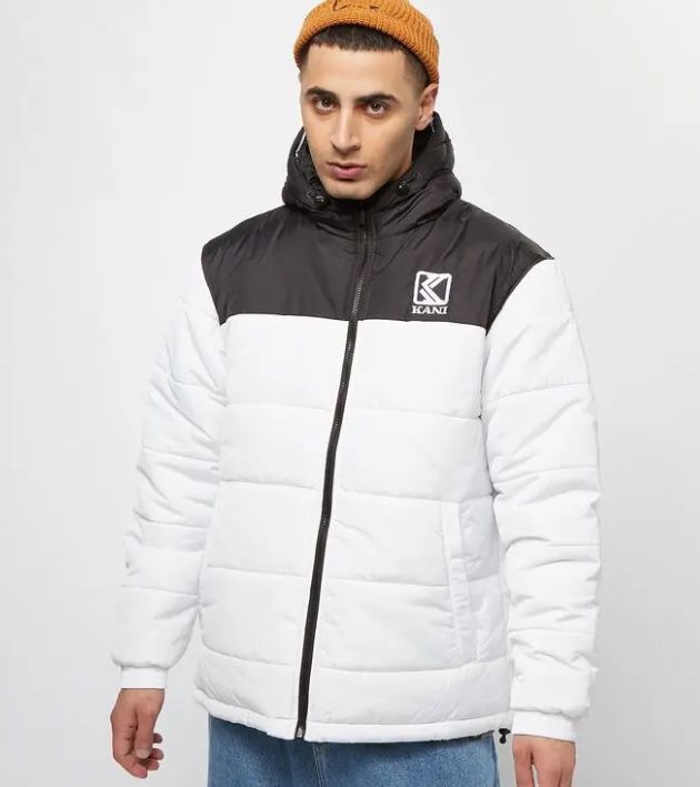 Karl Kani OG Hooded Block Puffer Jacke für 51€ (statt 66€)