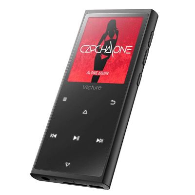 Victure Bluetooth MP3 Player 16GB mit Touch Steuerung, FM Radio und Schrittzähler für 17,99€ (statt 29€)
