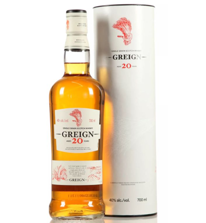 Greign 20 Jahre Single Grain Scotch Whisky (0,7 Liter) für 28,90€ (statt 40€)