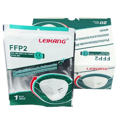 20x Leikang FFP2 Masken CE Zertifiziert in Einzelverpackung mit deutscher Beschriftung für 24,94€