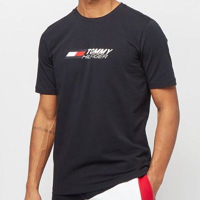 Tommy Sport Logo Tee Desert Sky T Shirt für 31,59€ (statt 40€)