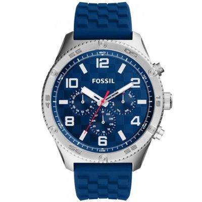 FOSSIL Herren Chronograph Brox BQ2558 mit Multifunktionsanzeige in Blau für 65,80€ (statt 183€)