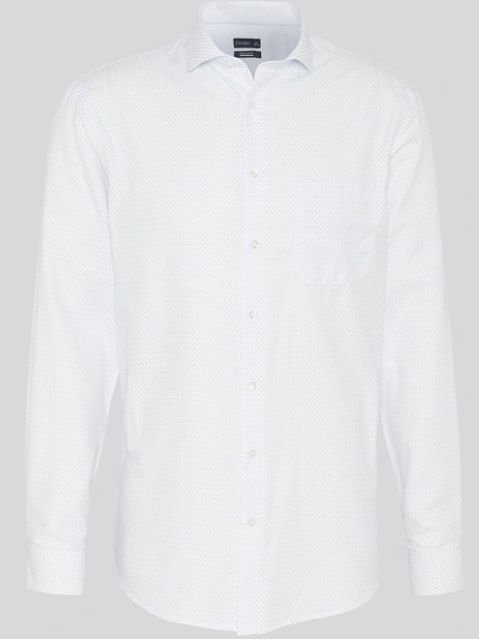 Weißes Businesshemd in Regular Fit mit Cutaway Kragen für 7,90€   M, L, XL