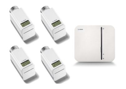 Bosch Smart Home Heizung Starter Set (Gateway + 4 Heizkörperthermostate) ab 179€ (statt 235€)