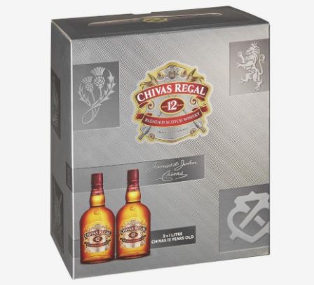 2 x 1 Liter Chivas Regal 12 Jahre 40% für 48,51€ (statt 57€)