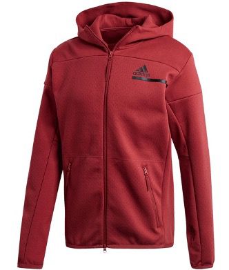 adidas Kapuzenjacke ZNE FZ Aeroready in Weiß oder Rot für je 44,95€ (statt 59€)