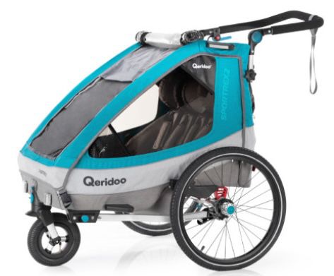 Qeridoo Sportrex 2 (2020) Kinderfahrradanhänger für 397,33€€ (statt 425€) +39,74€ in Babypunkten