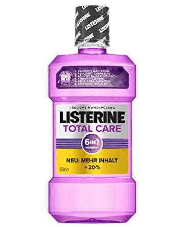 4er Pack Listerine Total Care Mundspülung für 12,24€ (statt 20€)   Prime Sparabo