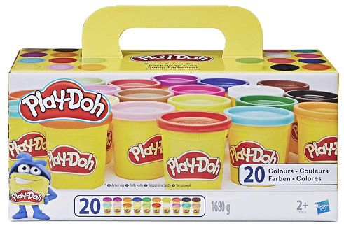 Hasbro Play Doh Knete Super Farbenset mit 20 Dosen für 9,49€ (statt 17€)