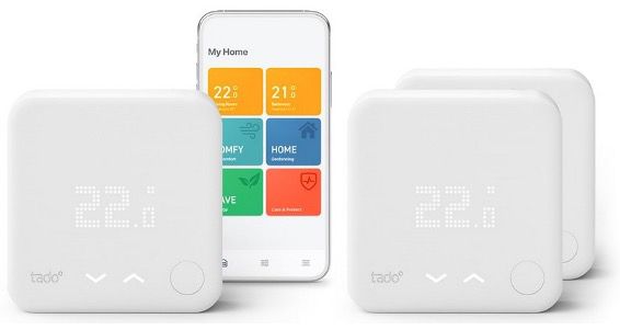 tado Smart Starter Kit V3+ mit 3 Raumthermostaten für 239€ (statt 300€)