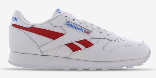 Reebok Classic Leather Herren Sneaker in Weiß Rot für 39,99€ (statt 60€)