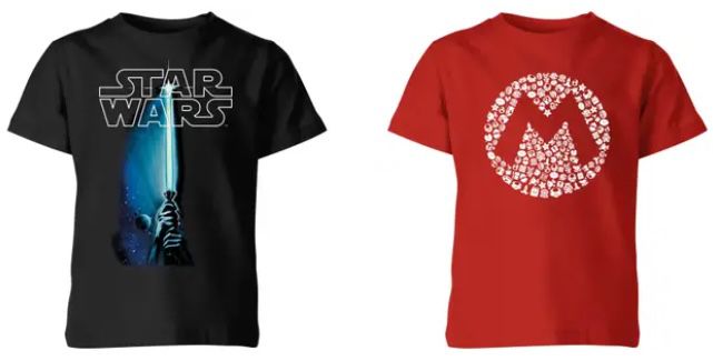 3er Pack Motiv T Shirts (Batman, Star Wars, NASA uvm.) für 29€ (statt 45€)