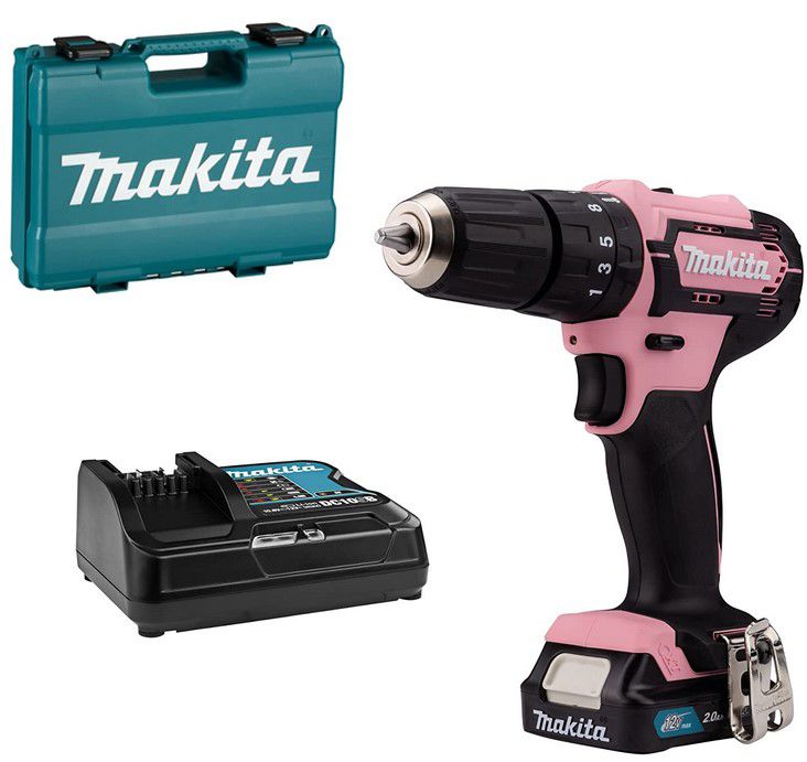 Makita HP333DSAP 12V Akku Schlagbohrschrauber Pink Edition für 45,59€ (statt 90€)