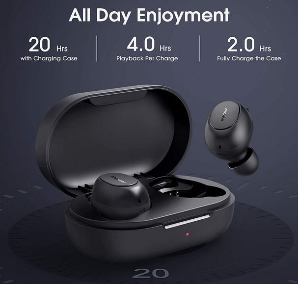 Mpow MDots Bluetooth in Ear Buds mit Ladeschale für 17,99€ (statt 30€)