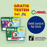 dm: Ariel &#8211; Pods kostenlos ausprobieren