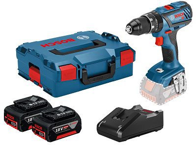 Bosch Akku Schlagbohrschrauber GSB 18V 28 mit 2x 4Ah für 199,99€ (statt 236€)