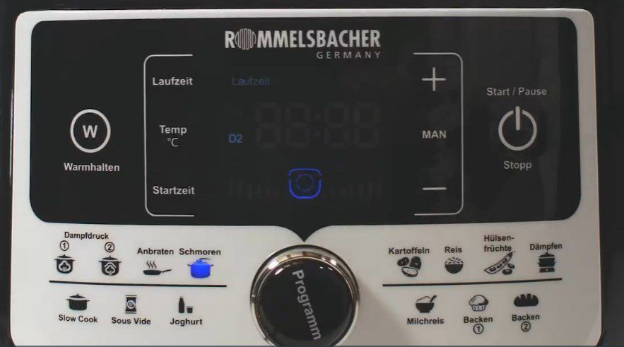 Rommelsbacher Dampfdruck  & Multikocher  MD 1000 für 131,35€ (statt 147€)