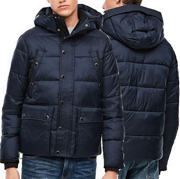 s.Oliver Q/S Puffer Jacket mit Kapuze in 3 Farben ab 51,98€ (statt 102€)