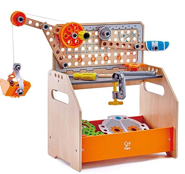 Hape Tüftler Kinder Spielzeug Arbeitstisch für 39,98€ (statt 57€)