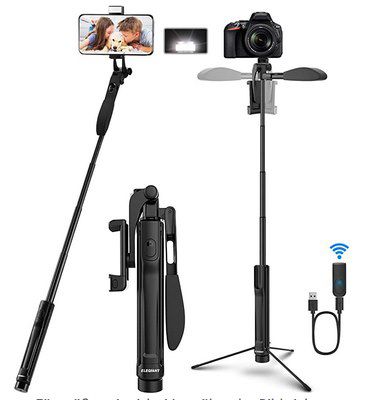 Elegiant EGS 07 4in1 Selfie Stick & Stativ für 15,59€ (statt 24€)   Prime