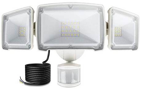 Lureshine 40W LED Außenstrahler mit 3 Spots & Bewegungsmelder für 41,99€ (statt 70€)