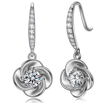 NINAMISS Ohrringe aus 925er Silber mit Zirkonia in 2 Farben für je 8,99€ (statt 18€)   Prime