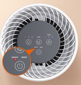 TaoTronics Air Purifier TT AP001 mit 3 in 1 HEPA Filter und 4 Lüfterstufen für 55,99€ (statt 70€)