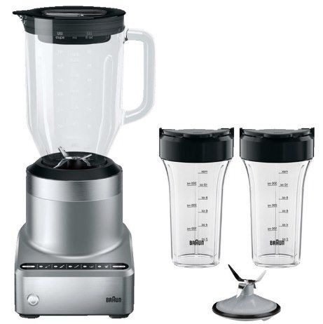 BRAUN JB7192 Standmixer mit 1000W inkl. 2 Becher (1,6L) für 74,99€ (statt 149€)   B Ware