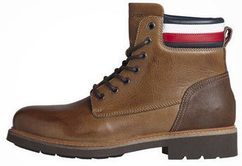 Tommy Hilfiger Herren Boots Patrick in Braun für 97,30€ (statt 135€)