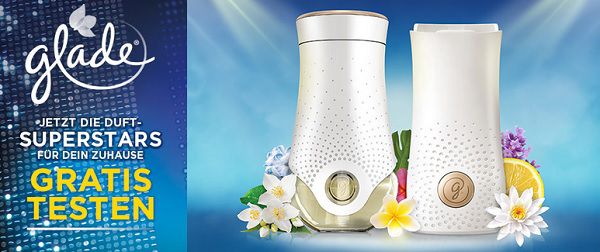 Glade® touch und Glade® electric kostenlos ausprobieren