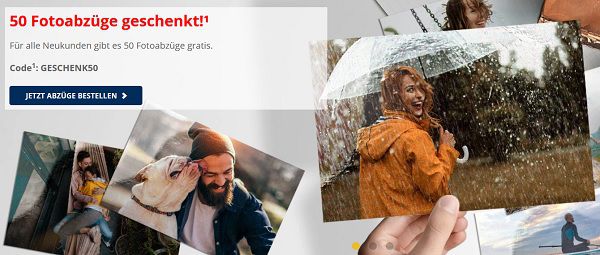 Medion Foto: Für Neukunden 50 Abzüge kostenlos + 3,45€ Versandkosten