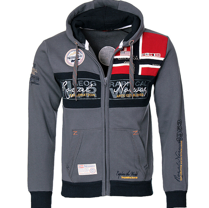 Geographical Norway Flyer Me Herren Sweat Jacke für 37,90€ (statt 46€)