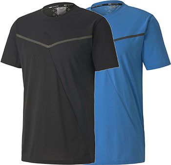 Puma T Shirt Train Thermo R+ BND Short Sleeve in Schwarz oder Blau für je 11,56€ (statt 20€)