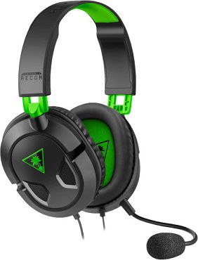 TURTLE BEACH Recon 50X Over ear Headset in Schwarz/Grün für 15,99€ (statt 23€)