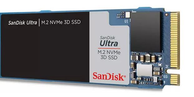 Sandisk Ultra 3D NVMe SSD mit 1 TB für 39€ statt 53€