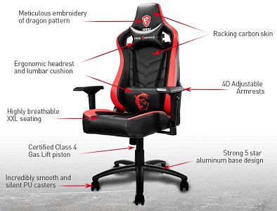 MSI MAG CH 110 Gaming Stuhl für 189€ (statt 299€)