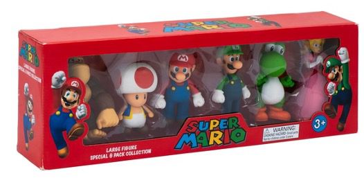 6er Pack Super Mario Figuren für 31,99€ (statt 39€)