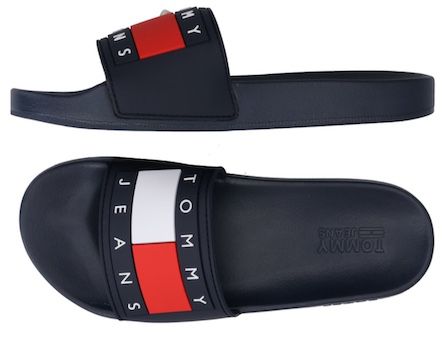 Tommy Hilfiger Colour Blocked Flag Slides Badeschlappen für 30,39€ (statt 34€)