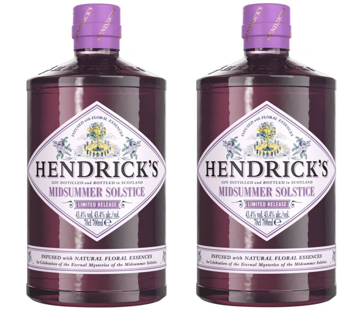 2 Flaschen Hendrick’s Midsummer Solstice Gin 43.4% für 61,02€ (statt 73€)